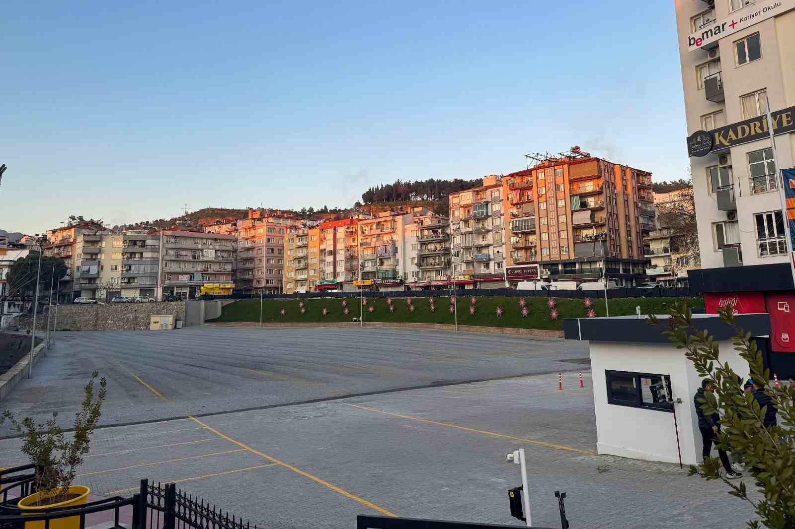 Aydın’da atıl durumdaki alanlar otopark oldu
