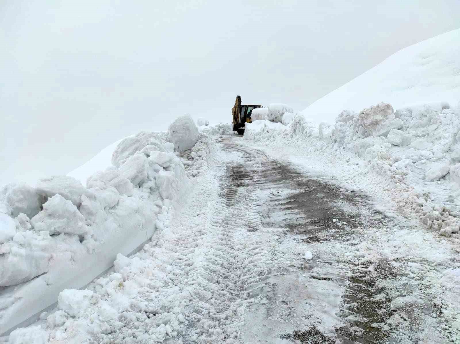 Batman’da karla kaplı köy yolları ulaşıma açıldı
