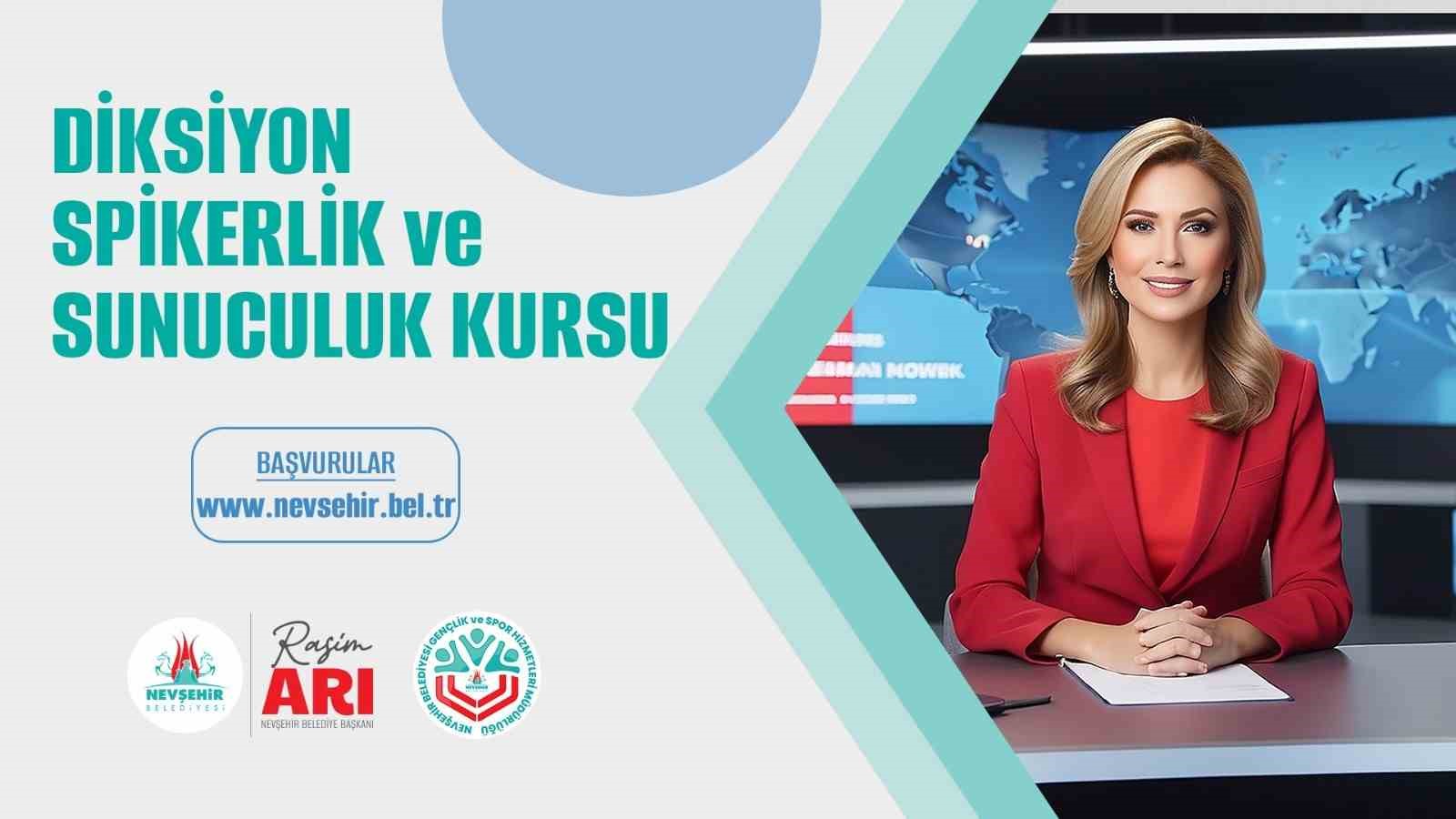 ’Diksiyon, Spikerlik ve Sunuculuk’ kurs kayıtları başladı
