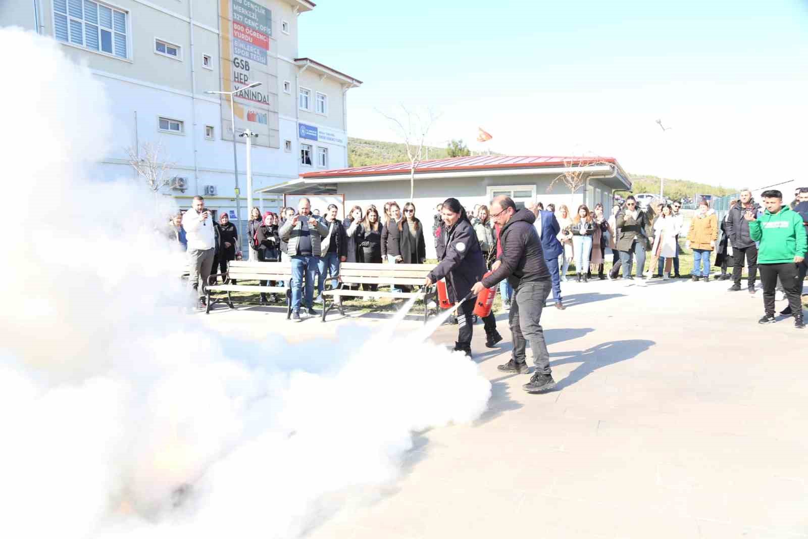 Muğla Gençlik ve Spor İl Müdürlüğü’nden yangın ve acil durum seferberliği
