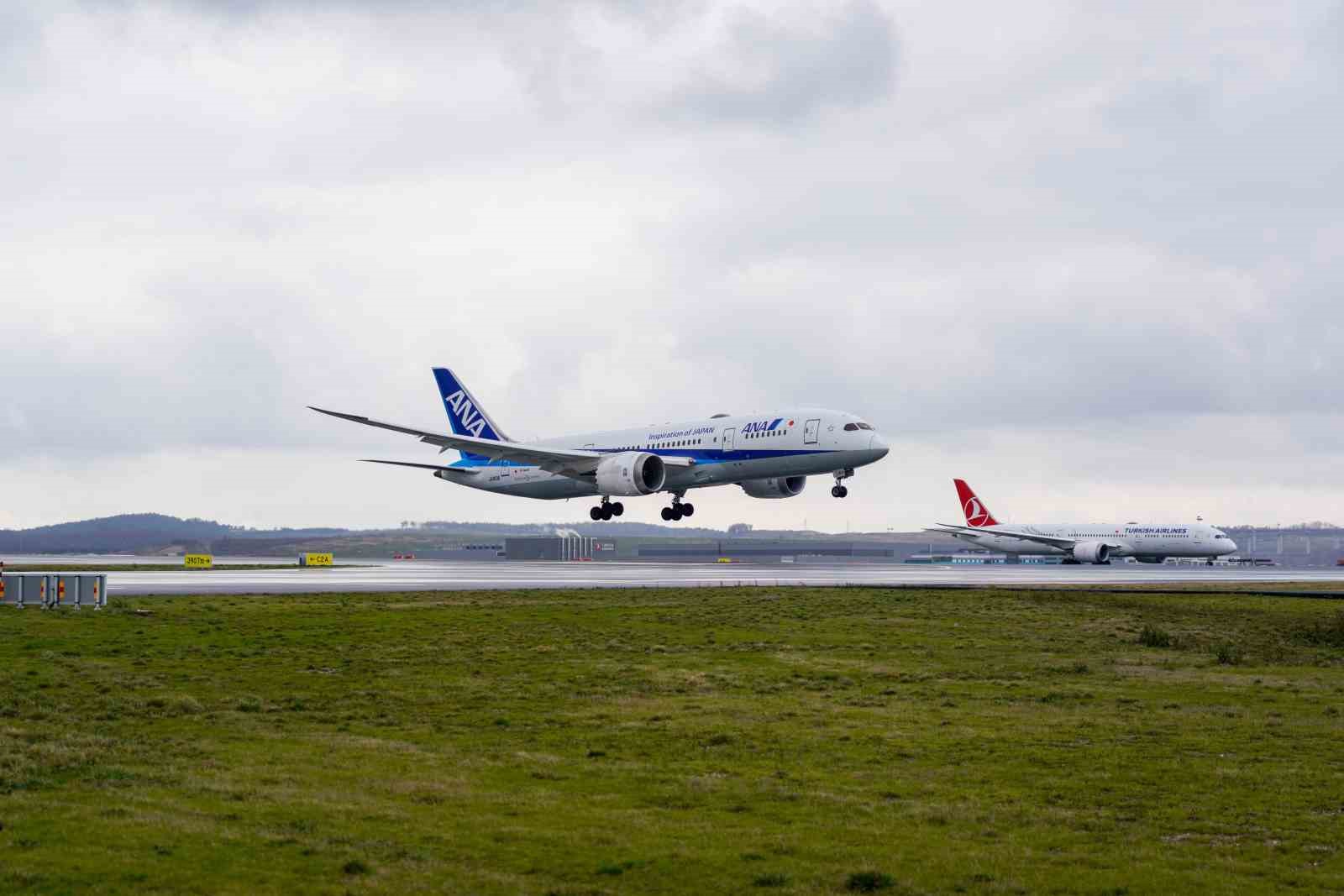 İstanbul Havalimanı’nın 111. misafiri japon havayolu All Nippon Airways oldu
