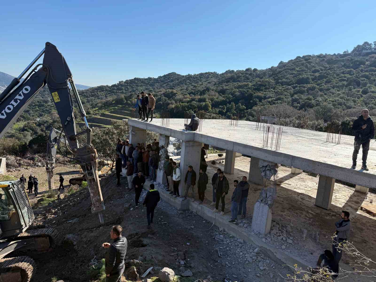 Bodrum’da yıkım gerginliği