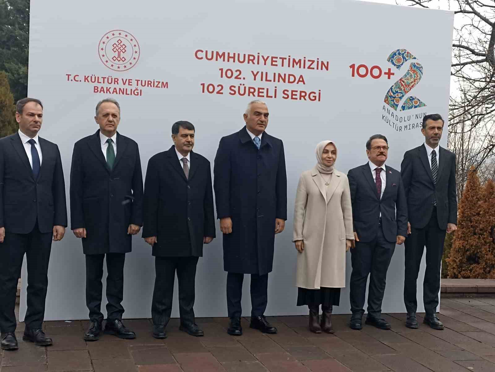 Ankara’da ’100+2 Süreli Müze Sergileri Projesi’nin lansman töreni düzenlendi
