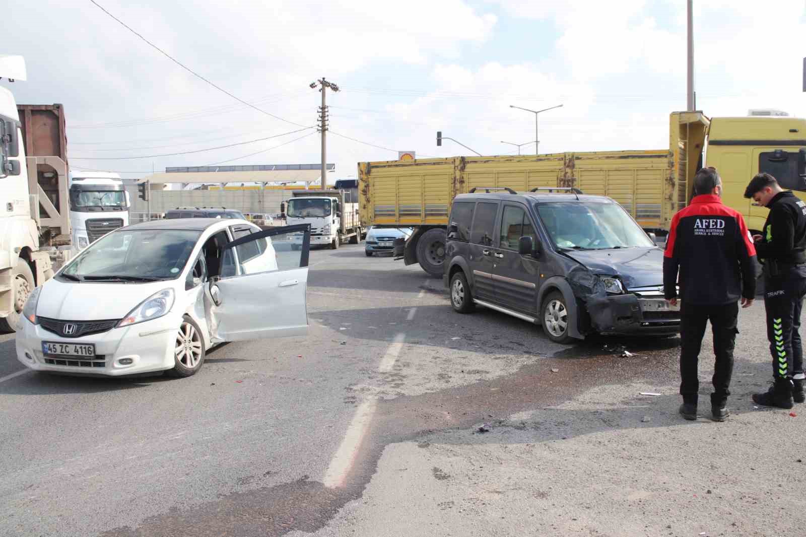 Turgutlu’da trafik kazası: 1 yaralı
