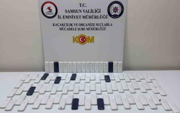 Samsun’da kaçak cep telefonu operasyonu
