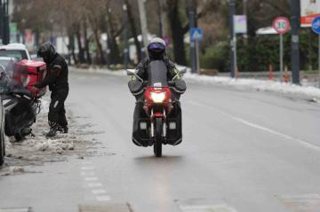 Ordu’da kar nedeniyle motosiklet ve motokuryelerin trafiğe çıkışı yasaklandı
