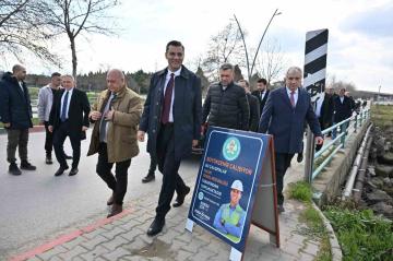 Irlamaz Vadisi’nin ikinci etabı dere temizliğiyle başladı
