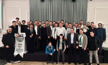 224 Bursa ve Bursaspor Gönüllüleri Derneğin'de Bayrak Değişimi!