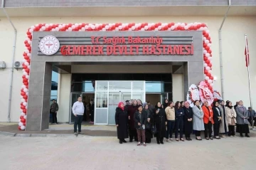 25 yatak kapasiteli Gemerek Devlet Hastanesi hizmet veremeye başladı
