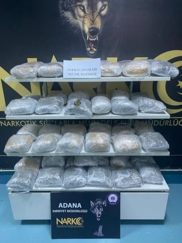 3 kuzen 34 kilo uyuşturucu ile yakalanıp tutuklandı
