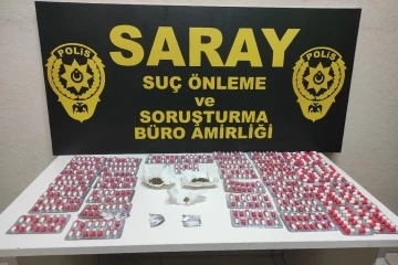 500 adet uyuşturucu hap ele geçirildi
