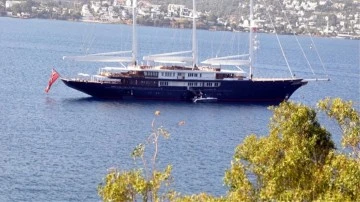 500 milyon dolarlık ultra lüks yatıyla Bodrum'da 