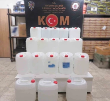 600 litre etil alkol ele geçirildi
