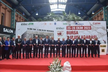 7. Bursa Blok Mermer Fuarı kapılarını açtı