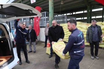 840 çiftçiye gübre desteği
