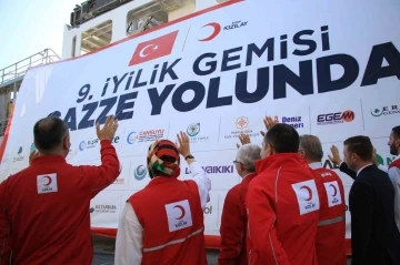 9. &quot;İyilik Gemisi&quot; Gazze’ye uğurlandı
