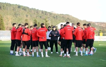 A Milli Futbol Takımı, Almanya ve Galler maçı hazırlıklarını sürdürdü
