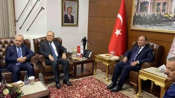 Adalet Bakanı Bekir Bozdağ’dan Valiliğe ziyaret
