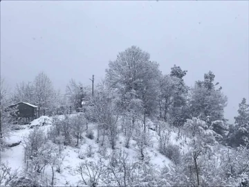 Adana’nın kuzey ilçeleri güne karla uyandı
