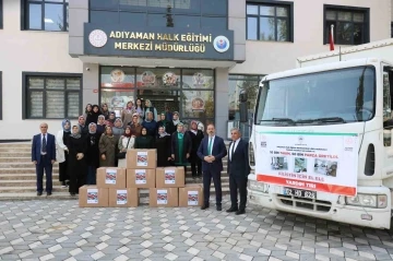 Adıyaman’dan Gazze’ye 10 bin bebek zıbını yola çıktı
