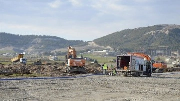 Adıyaman'da Mersin Büyükşehir Belediyesince 3 bin 500 kişilik konteyner kent kuruluyor