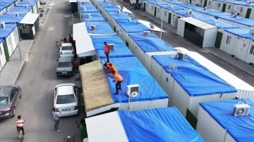 Adıyaman'daki geçici barınma merkezlerinde kış tedbirleri artırıldı