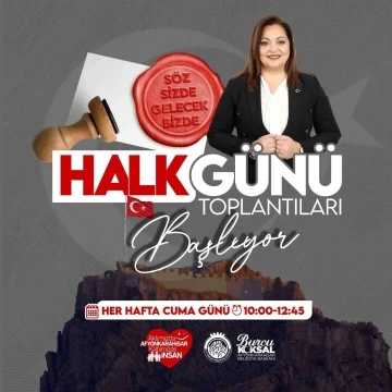 Afyonkarahisar Belediyesi ‘Halk Günü Toplantılarına’ başlıyor
