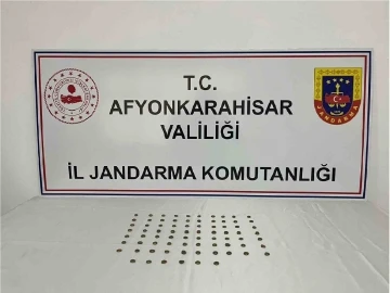 Afyonkarahisar’da ‘Elmalı Sikkesi’ ele geçirildi
