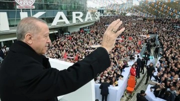 AK Parti Aday Tanıtım Toplantısı, Ankara Spor Salonu'nda başladı