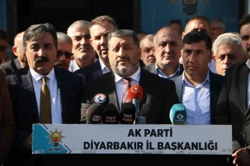 AK Parti Diyarbakır İl Başkanlığı’ndan İsrail’e tepki
