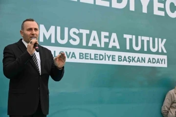 AK Parti Yalova Başkan Adayı Tutuk: &quot;Yalova’da iziniz var mı, harmanda yüzünüz olacak”
