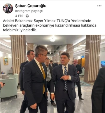 AK Partili Çopuroğlu’nun talebi gerçekleşiyor
