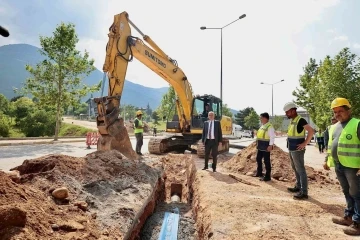 Akbaş Barajı’ndan getirilen su Göveçlik’e ulaştırılıyor
