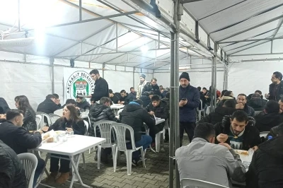 Akçaabat’ta her gün bin kişi iftar sofrasında bir araya geliyor
