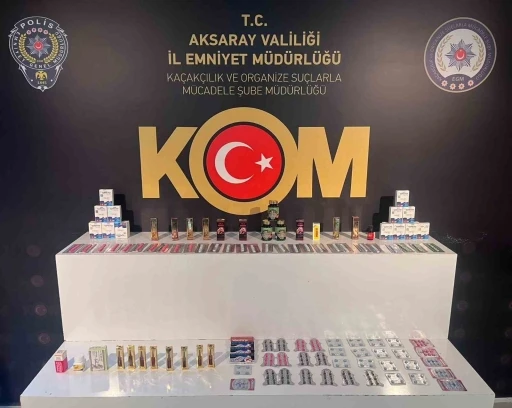 Aksaray’da gümrük kaçağı ve sahte cinsel ürün operasyonu: 1 gözaltı
