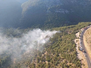 Akseki’de orman yangını söndürüldü
