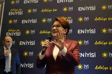 Akşener: &quot;Hem ilçe belediye başkan adaylarımıza destek istiyorum&quot;
