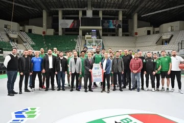 Aktaş'tan Bursaspor Basketbol'a ziyaret