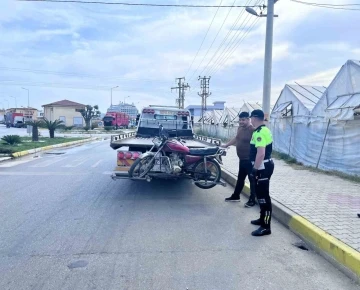 Alanya’da 5 motosiklet trafikten men edildi
