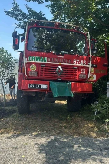 Alaplı’da Fındık Bahçesinde Yangın
