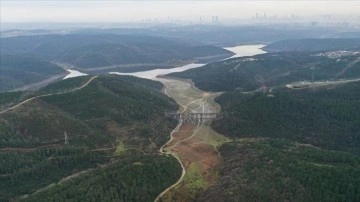 Alibeyköy Barajı'ndaki su son 10 yılın en düşük seviyesine indi