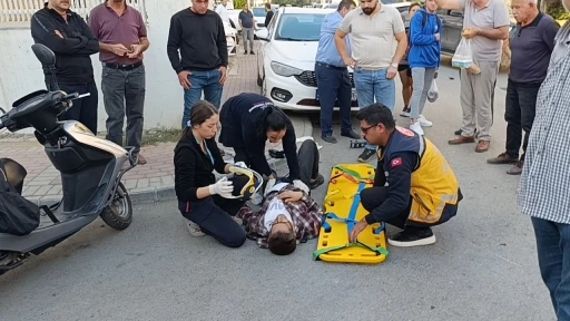 Alkollü sürücü motosiklete çarptı: 1 yaralı
