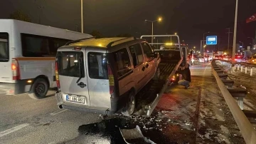 Alkollü sürücü yüzünden zincirleme kaza, 2 yaralı