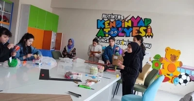 Altıntaş’ta &quot;Minikler İçin Tasarlıyor, Minikler İçin Üretiyoruz&quot; projesi
