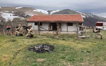 Amasya’da jandarma komandolardan yayla evlerine huzur operasyonu
