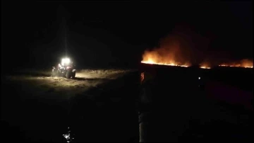 Amasya’da merada korkutan yangın
