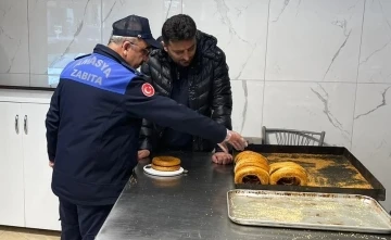 Zabıta ekipleri simit fırınlarını denetledi