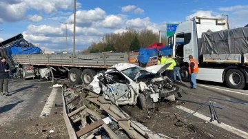 Anadolu Otoyolu’nda feci kaza: 5 yaralı