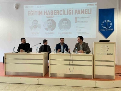 Anadolu Üniversitesi’nde ’Eğitim Haberciliği’ paneli
