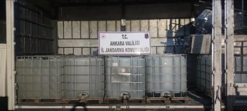 Ankara’da KOM ekipleri 10 bin litre etil alkol ele geçirdi
